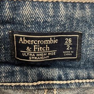 Abercrombie & Fitch Dark Blue Straight Jeans